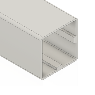 MODULAR SOLUTIONS EXTRUDED PROFILE<br>50MM X 50MM PROFILE SLEAVE FOR 45MM X 45MM PROFILE, CUT TO THE LENGTH OF 1000 MM
